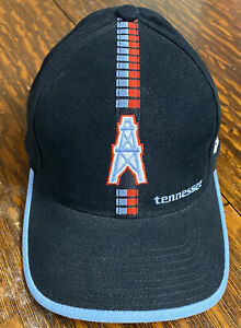NFL RETRO TENNESSEE OILERS SIDELINE ADJUSTABLE HAT MADE BY LOGO ATHLETIC! 1998