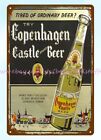 unique wall decor 1940 Copenhagen Castle Beer Brooklyn, New York metal tin sign