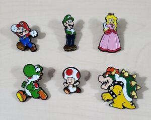 Brand New Set of 6 Nintendo Super Mario Series 1 2016 Power A Collector Pins