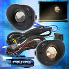 For 15-21 Dodge Challenger Clear Projector Fog Lights Lamps + Wiring Bulb Switch (For: 2015 Dodge Challenger)