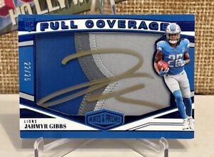 New Listing2023 Plates ＆ Patches Jahmyr Gibbs RC Full Coverage Patch Auto 22/25 RPA DZFMT