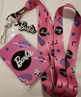 Barbie Pink Retro Design All Over Print 90s Lanyard NEW