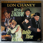 WEST OF ZANZIBAR / THE UNHOLY THREE Laserdisc LD [ML102859] Lon Chaney