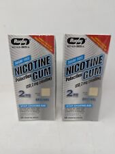 Two Rugby Nicotine Sugar Free Gum 2mg Stop Smoking Aids 50 Gum Each - Exp. 03/20