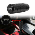 Momo Black Aluminum Manual MT Racing Gear Stick Shifter Shift Knob M8 M10 M12