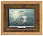 Second Strike by Terry Doughty Fishing Northern Pike Print-Framed 21 x 17