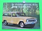 1967 JEEP CAMPER & RV DLX 20-pg COLOR BROCHURE - JEEPSTER Pick-Up WAGONEER Xlnt+
