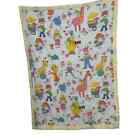 Vintage Circus Lions Tigers Clowns Baby Quilt Blanket Crib Blanket