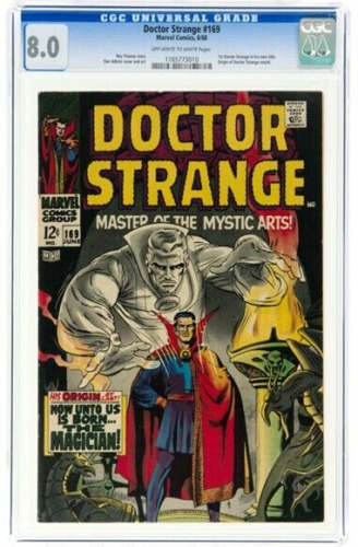 Doctor Strange #169  (1968)  CGC 8.0, 1st Doctor Strange In Own Title