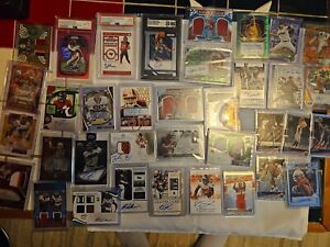 New ListingLarge 35 Multi Sport Card Lot, Autos, Rookies, Patches