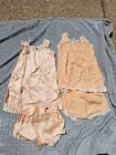 Vintage Womens Nightie Set Peach Set Of 2 Size 4 And 6