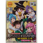 Anime DVD Rosario + Vampire Season 1 & 2 (Vol 1 - 26 End) English Dubbed