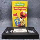 Sesame Street - Elmos Sing-Along Guessing Game VHS Tape 1996 Kids Cartoon Show