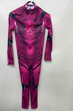 Candy Catz Women's L Flux Droid Magenta Costume Bodysuit Cosplay Festival Robot