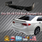 For Acura TSX 2009-14 Type-S Style PU Rear Bumper Lip Diffuser Spoiler Body Kit