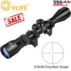 CVLIFE 3-9x40 Hunting Rifle Scope Optics R4 Reticle Crosshair Tactical Scope USA
