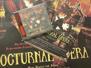 Moi dix Mois RARE SET Nocturnal Opera CD + Poster Malice Mizer VK JRock Gackt