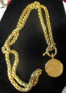 Joan Rivers Long Gold Bee Pendant  Necklace Toggle 34