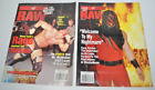 Lot of 2 WWF Raw Magazines -  April & August 1998 - Both Posters Intact