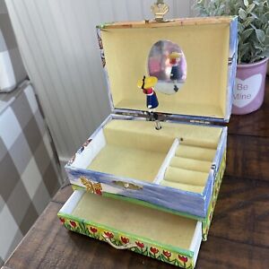 Vtg 1999 MADELINE Music Jewelry Box Keepsake by Schylling Working Dancing AS-IS