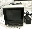 Vintage Panasonic Portable TV/Radio AC/DC 4-Way 1985 Model TRH-513T Clean Works