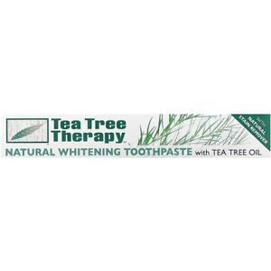 Tea Tree Therapy Natural Whitening Toothpaste with Tea Tree Oil 3 oz Paste