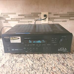 Onkyo TX SR501 6.1 Channel Receiver Stereo Amp 80 Watt Phono AM/FM Home TESTED