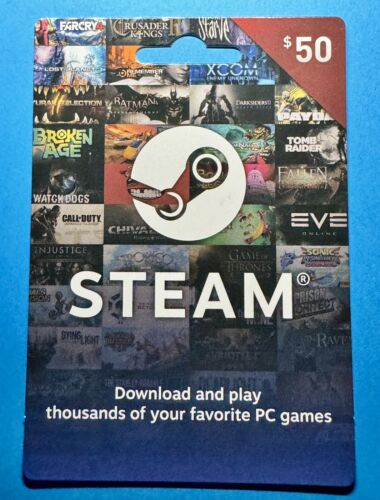 New Listing$50 Steam Wallet Gift Card