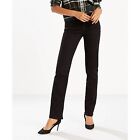 Levi's Women's Mid-Rise Classic Straight Jeans - Soft Black 8