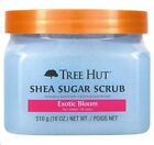Tree Hut Shea Sugar Exfoliating Body Scrub Exotic Bloom, 18 oz | Free Shipping |