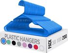 Utopia Home Clothes Hangers 200 Pack - Plastic Hangers Space Saving - Durable