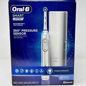 Oral-B Smart Limited 360 Pressure Sensor Electric Rechargeable Toothbrush White