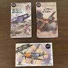 Lot of 3 Japanese Airplane Aircraft 1/48 Scale Model Kits