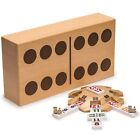 Mexican Train Complete Set w/ Double 12 Number Dominoes, Hub and Train Markers