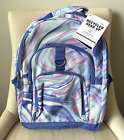 Pottery Barn PB Teen Backpack Gear UP XL X-Large Blue Purple Marble New $89.50