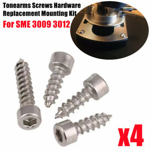 4x M2.4 Tonearm Hardware Mounting Screws Kit For SME 3009 3012 Vinyl Record