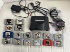 Nintendo 64 console With 2 Controllers and game lot bundle Tested And Works.