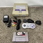 New ListingSuper Nintendo SNES Console Bundle Oem With Game And Controller Tested