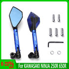 For KAWASAKI NINJA 250R 650R Motorcycle Side Rearview Mirrors Accessories NEW (For: 2008 Kawasaki Ninja 250R EX250J)
