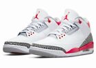 Nike Air Jordan 3 Retro Shoes Fire Red Cement Grey (2022) DN3707-160 Men's NEW