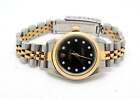 Rolex Oyster Perpetual Two Tone 18k Gold/SS Diamond Ladies Automatic Watch 76193