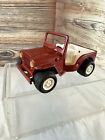 VINTAGE 1970S TONKA 6 INCH MINI JEEP RED NICE CONDITION PRESSED STEEL TOY TRUCK