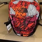 NWT The North Face Borealis Mini Backpack Fiery Red Abstract (Black Pink White)
