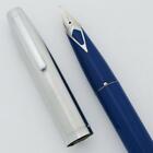 Sheaffer 440 Fountain Pen - Lt Blue, Fine Short Diamond Nib (New Old Stock)