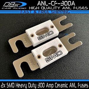 2x Steve Meade SMD 300 Amp Ceramic ANL Fuse 300A Heavy Duty High Quality Fuses