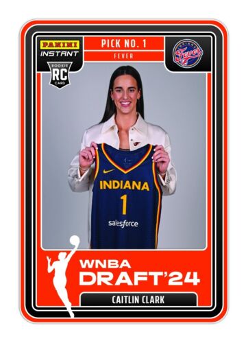 2024 Panini Instant WNBA Draft #1 Caitlin Clark Indiana Fever RC PRESALE