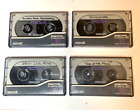 Maxell Metal Capsule 100 Cassette Tapes Recorded ON Lot of 4 - Sold as Blanks