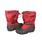 Sorel Flurry Winter Soft Snow Boots Mountain Red Kids Waterproof Youth Sz. 4