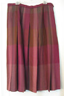 Pendleton Women's Wool Pleated Plaid Skirt Size 18