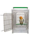 Bird Carrier Perch 'N Go Bird Travel Cage, Parrot Travel Cage With Perch